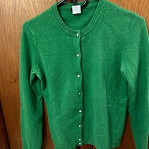 Jcrew cardigan, wool cashmere mix, size small